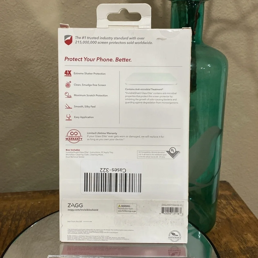 Glass Elite+ Screen Protector for iPhone 12 Pro Max, new!